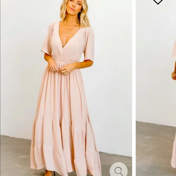 Baltic Born Delilah maxi dress blush size small new
